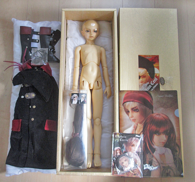 SD13男の子 キャプテンセシル ◆ 本体・衣装(欠品あり)・ブーツ・おまけ付き VOLKS ボークス Captain Cecil拍卖