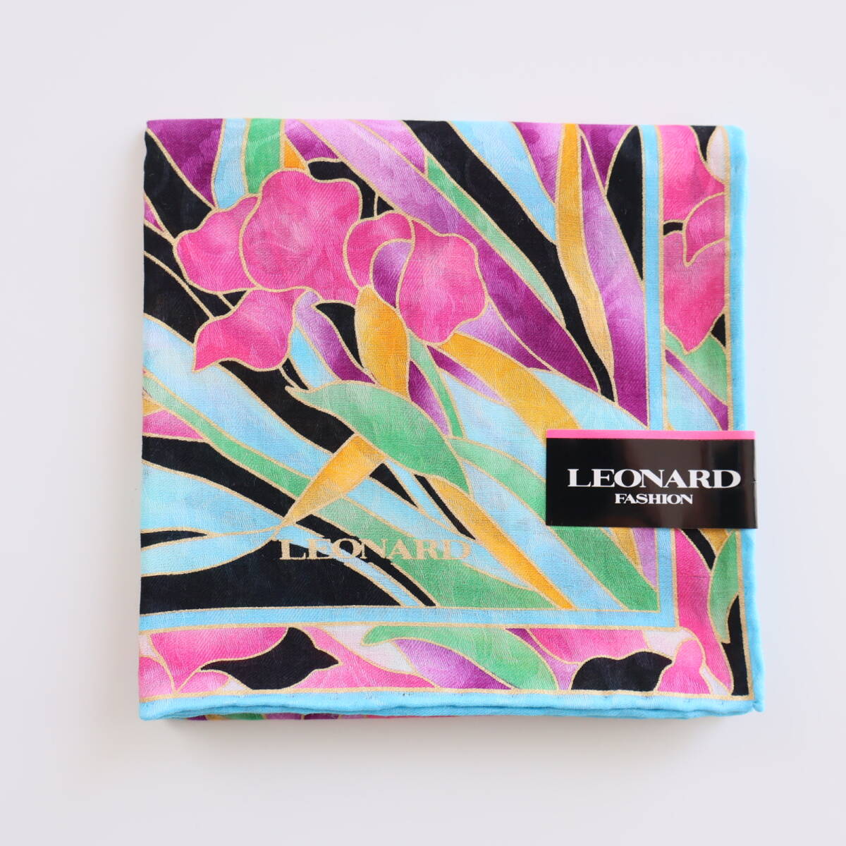 ■未使用 LEONARD レオナール ハンカチ 地模様 A■拍卖