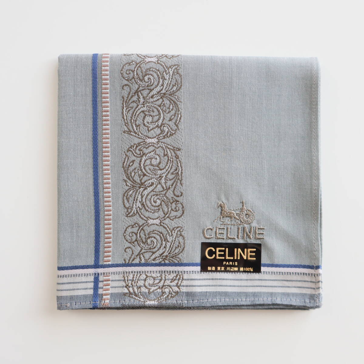 ■未使用 CELINE セリーヌ ハンカチ D■拍卖