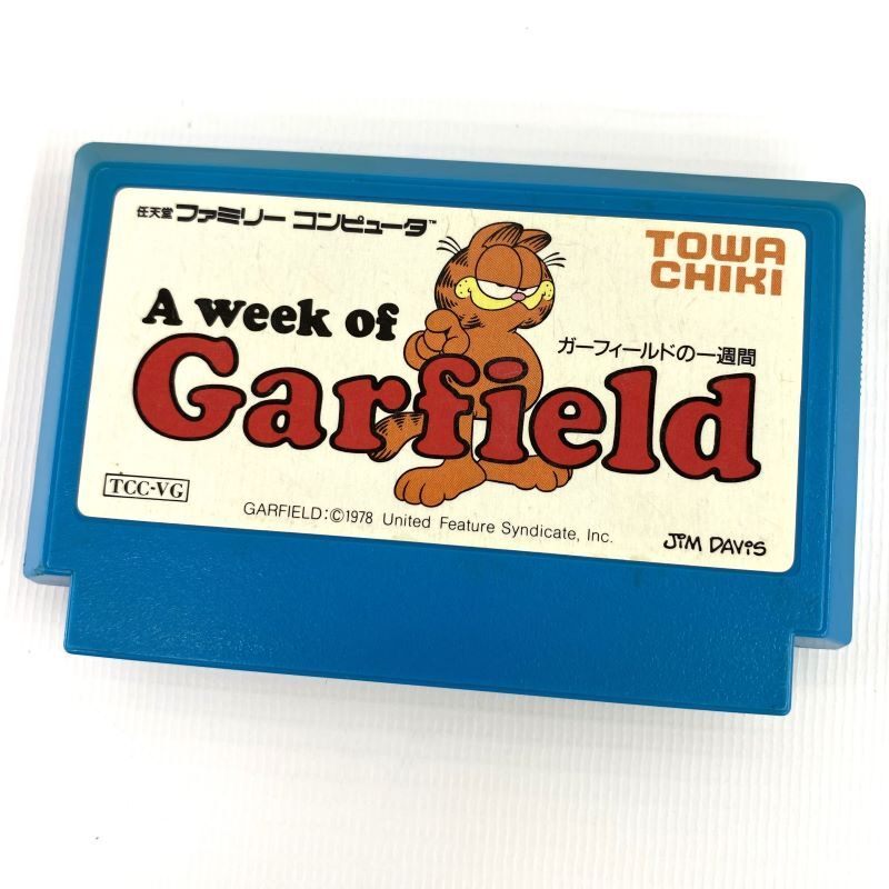 《ジャンク扱い》《レトロ》ガーフィールドの一週間 A week of Garfield ソフトのみ/ファミコン/FC/NES/併売《ゲーム・山城店》A3839拍卖