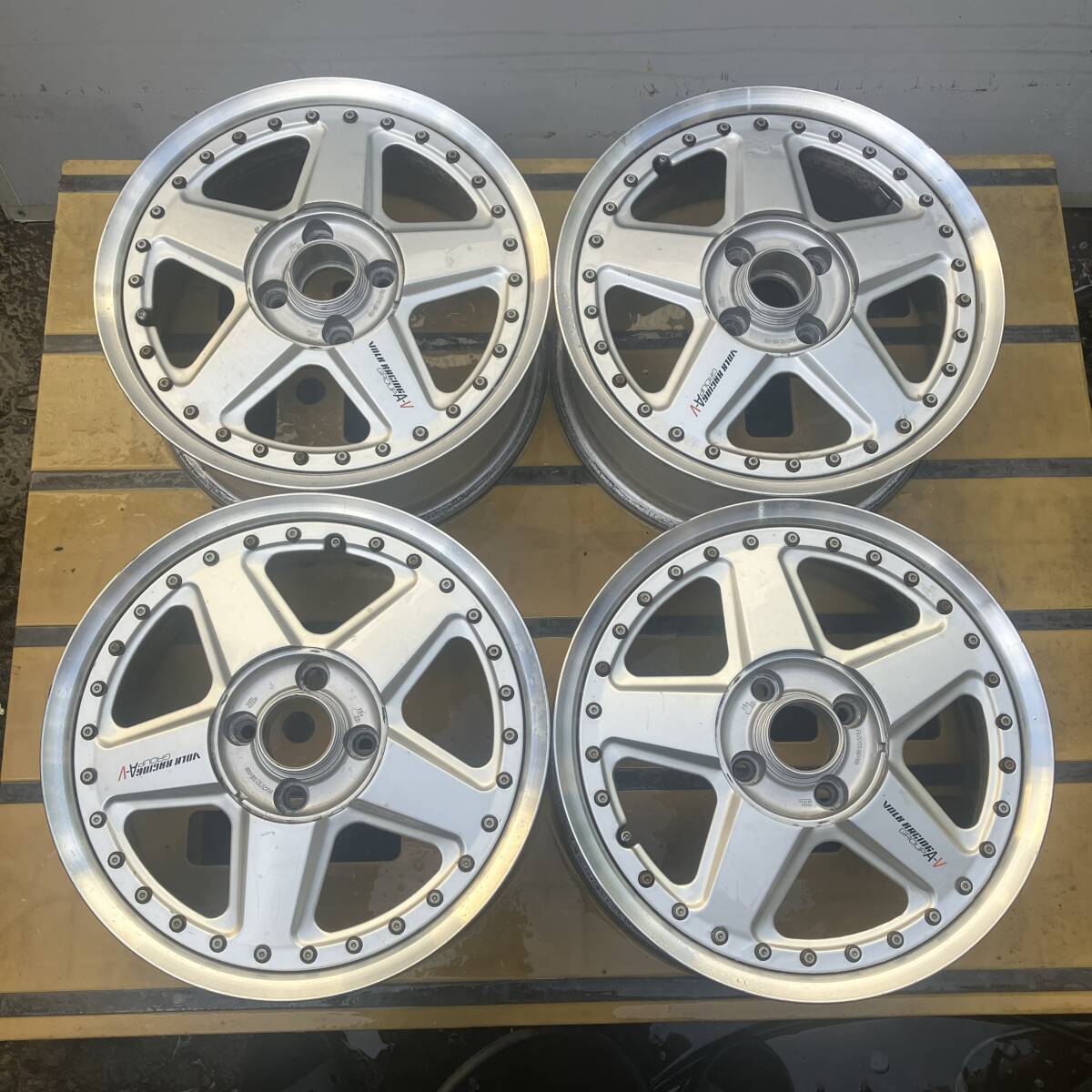 RAYS ボルクレーシング グループA-V 15x6J+38 100-4 ハブ約64 4本拍卖