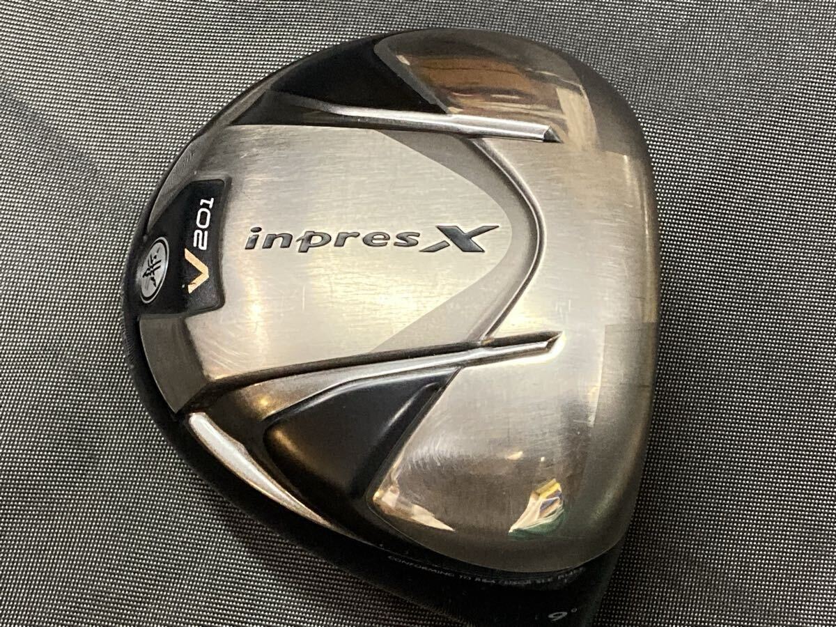 YAMAHA inpresX V201 TOURMODEL 9° ヤマハ インプレスX ツアーモデル ドライバー ヘッド拍卖