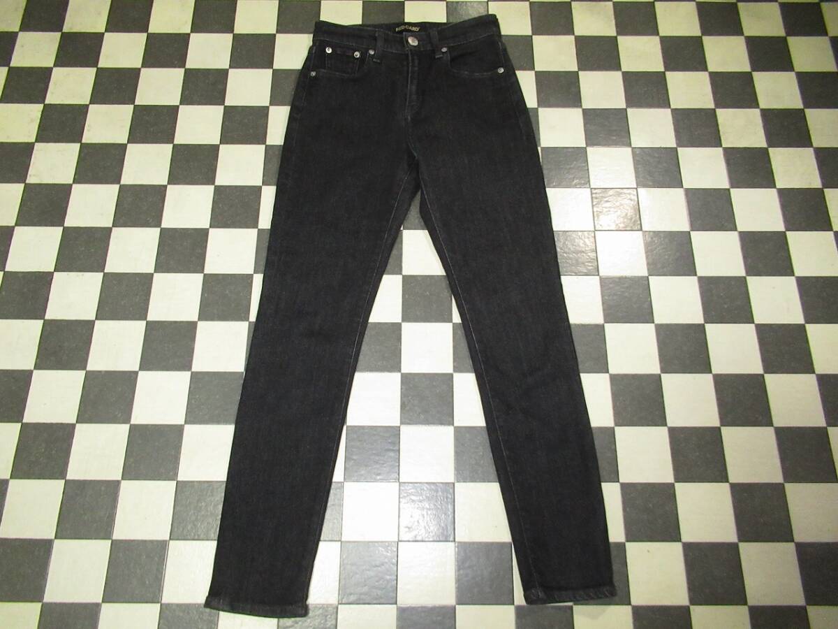 ★REDCARD/レッドカード★良品 22 アニバーサリー ハイライズ デニムパンツ ブラック拍卖