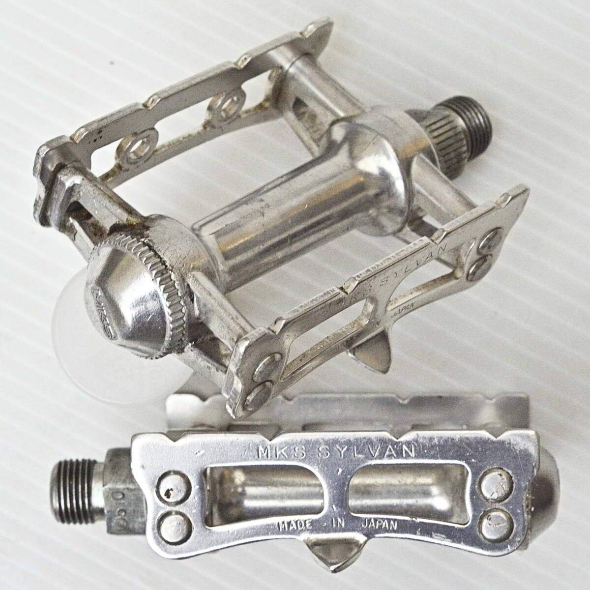 MKS SYLVAN ミカシマ・シルバン フラットペタル  日本製  クローム  中古拍卖