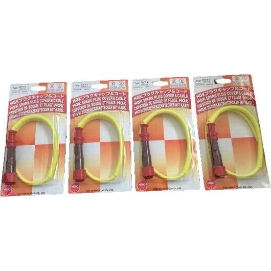 NGK プラグコード 黄色 ゼファーχ カイ CBX400F CBX550F CBR400F 拍卖