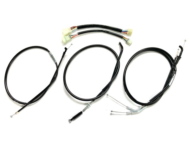 ゼファー750 2004y~ ワイヤーセット+ハーネスキット 10cmロング 拍卖