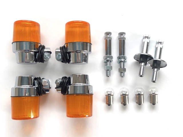 Z400FX Z1 Z2 CGC ヨーロピアン ウインカー セット 300型 C/A 汎用専用 丸型大 Z400J Z550FX Z750FX 拍卖