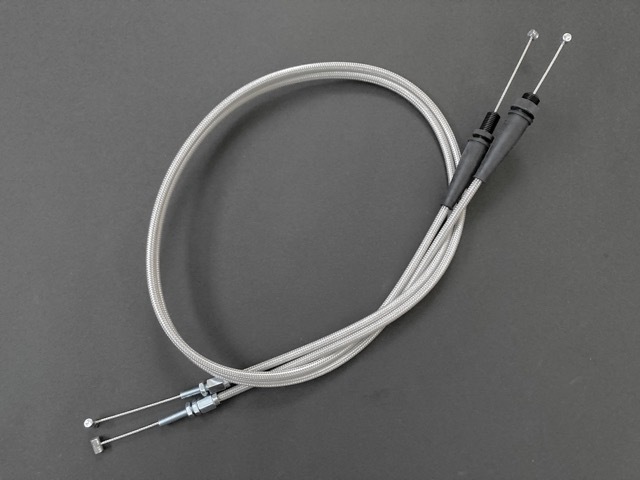 CBX400F メッシュアクセルワイヤー 20cmロング 日本製拍卖