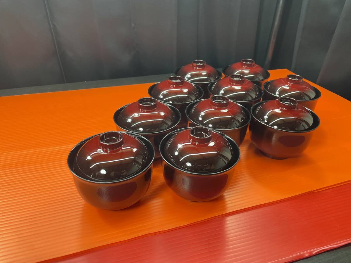 割烹料亭から 引き上げ 未使用品 お椀 超美品 12個セット 福岡県 NO2拍卖