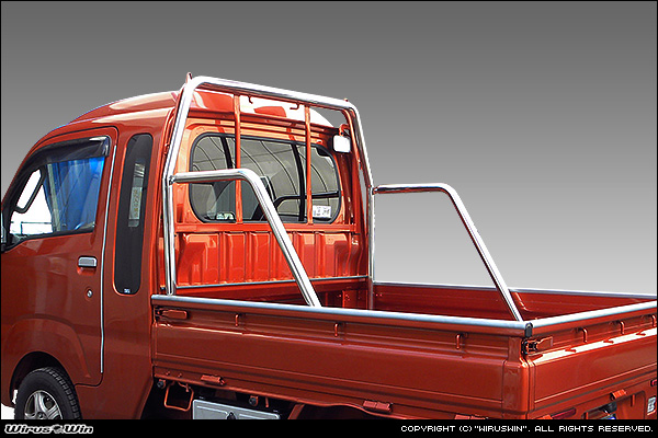 軽トラック(サンバー)用ステンレスロールバー(曲げタイプ)拍卖