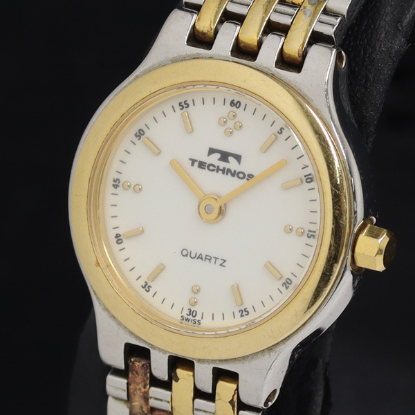 テクノス 211106 QZ 白文字盤 レディース腕時計 KRH 2000000 NSK拍卖
