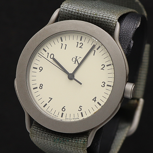 カルバンクライン QZ アイボリー文字盤 K5111 メンズ腕時計 2000000 NSK KMR拍卖