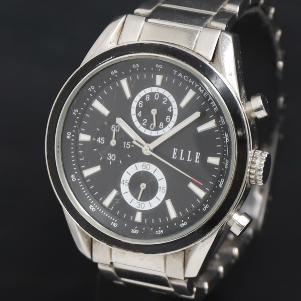 QZ ELLE HEVA43 黒文字盤 クロノ レディース腕時計 2000000 NSK KRK拍卖