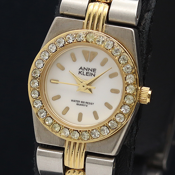 稼働 アンクライン ダイヤベゼル 753 QZ ホワイト文字盤 レディース腕時計 2000000 NSK SMZ拍卖