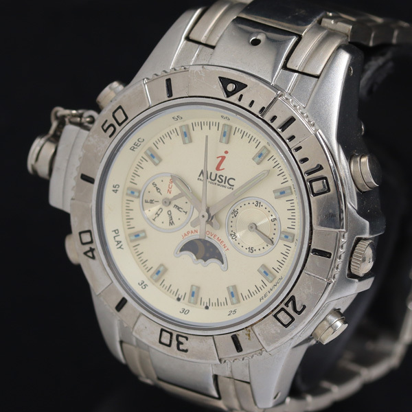i MUSIC 2010-09-19 QZ アイボリー文字盤 メンズ腕時計 KRH 2000000 NSK拍卖