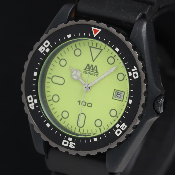 オリエント AAA OAN301-60 QZ グリーン文字盤 デイト メンズ腕時計 KRH 2000000 NSK拍卖