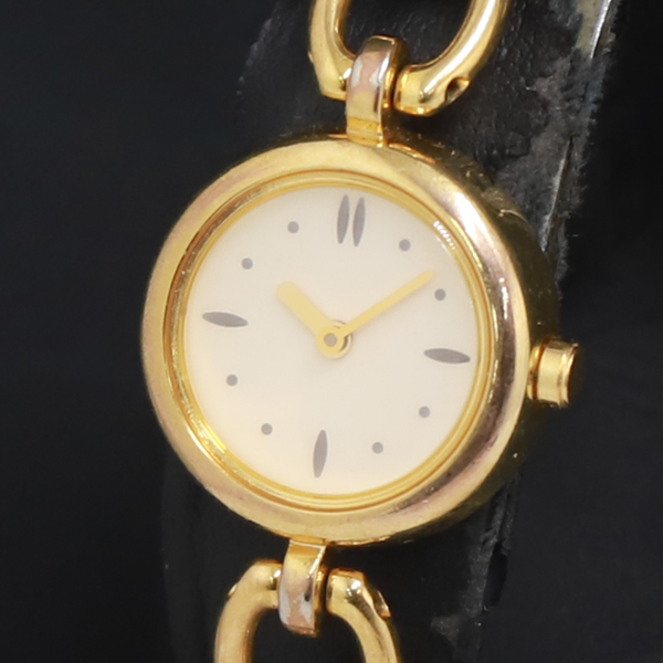 QZ NOEVIR ラウンド アイボリー文字盤 レディース腕時計 2000000 NSK KRK拍卖