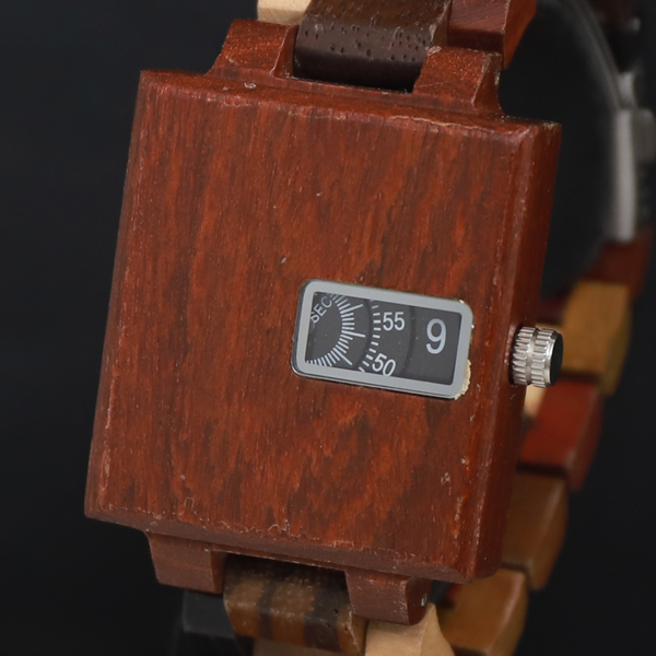 QZ BOBOBIRD 20-11 黒文字盤 木目調 レディース腕時計 2000000 NSK KRK拍卖