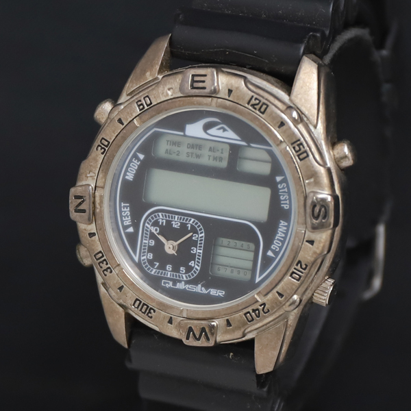 QZ クリックシルバー QS2703 デジアナ 黒文字盤 レディース腕時計 2000000 NSK KRK拍卖