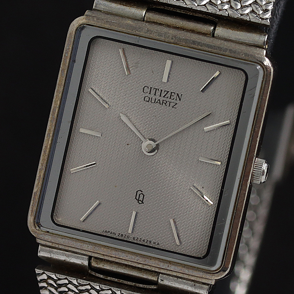 シチズン 3630-361300 QZ シルバー文字盤 メンズ腕時計 2000000 NSK KTS拍卖
