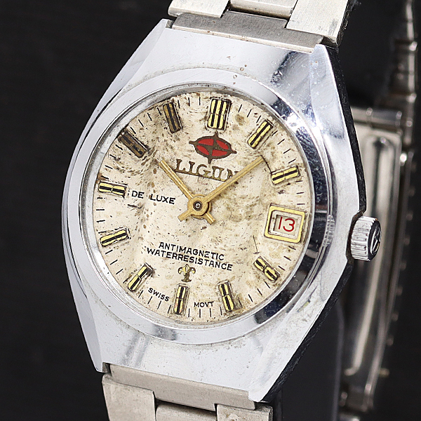 リジン 手巻き シルバー文字盤 メンズ腕時計 2000000 NSK MST拍卖