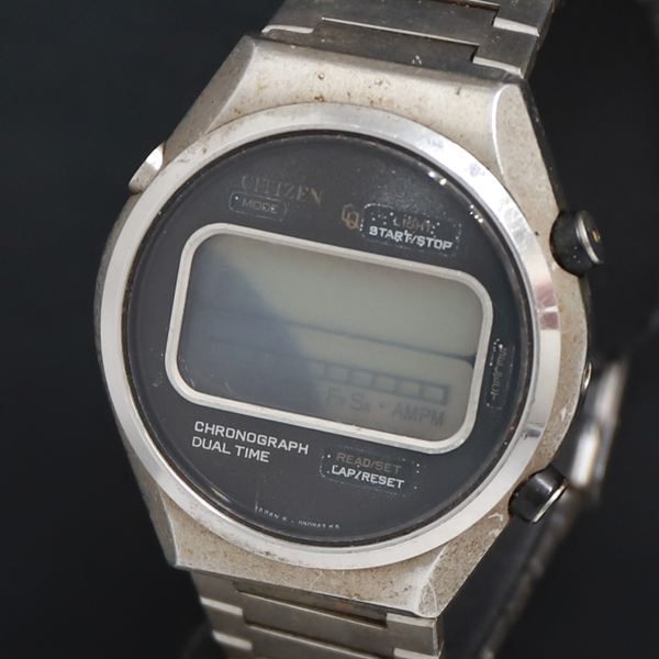 QZ シチズン 4-095910 デュアルタイム デジタル文字盤 レディース腕時計 2000000 NSK KRK拍卖