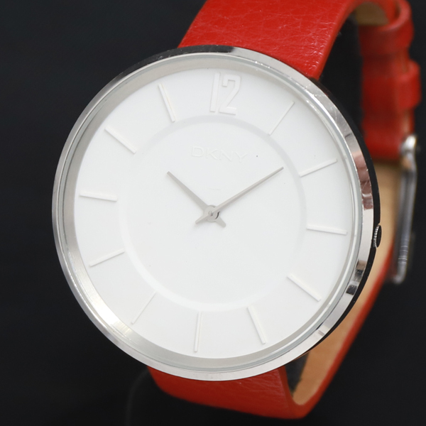 QZ DKNY 250701 白文字盤 ラウンド レディース腕時計 2000000 NSK KRK拍卖