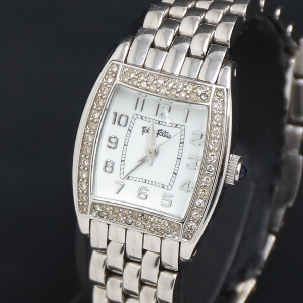 QZ フォリフォリ 石付 白文字盤 レディース腕時計 2000000 NSK KRK拍卖