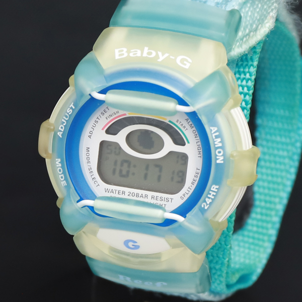 稼働 QZ 良品 カシオ ベビーG BGR-200 デジタル文字盤 レディース腕時計 2000000 NSK KRK拍卖