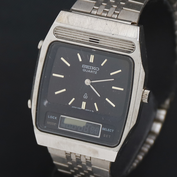 QZ セイコー H259-501A デジアナ 黒文字盤 レディース腕時計 2000000 NSK KRK拍卖