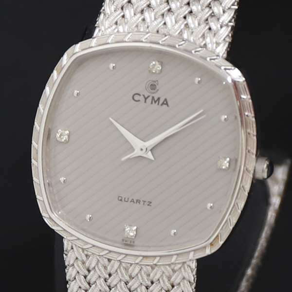 稼働 QZ シーマ 石付 604SP グレー文字盤 レディース腕時計 2000000 NSK KRK拍卖