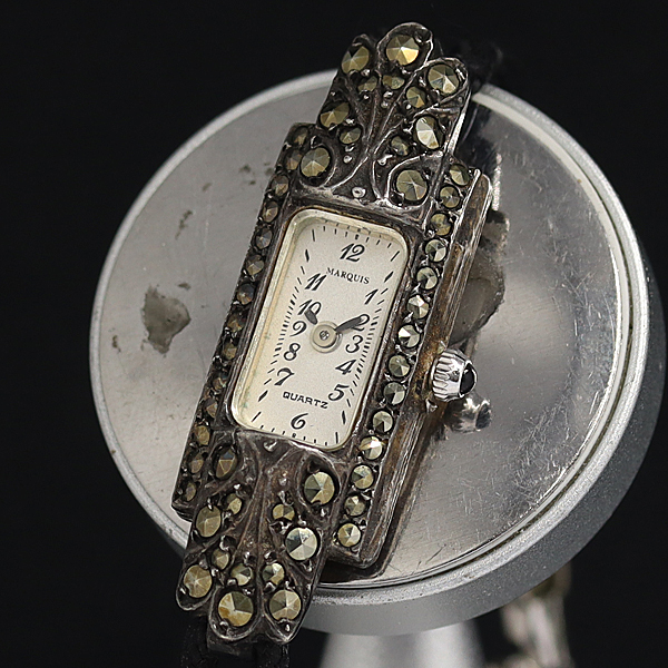 稼働 MARQUIS 925 QZ シルバー文字盤 レディース腕時計 2000000 NSK SMZ拍卖