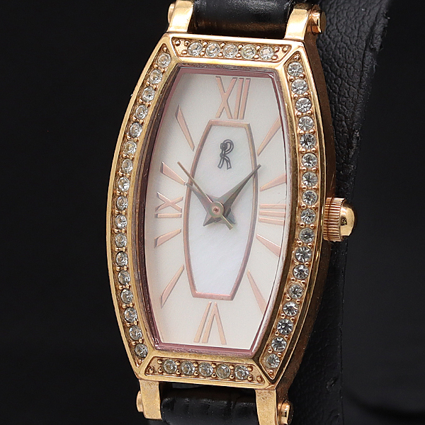 稼働 良品 ロベルタ ディ カベリーノRC-0717 QZ ピンクシェル文字盤 レディース 腕時計 2000000 NSK SMZ拍卖