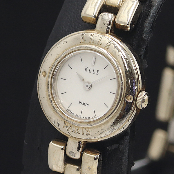 稼働 エル 5420-F41187 白文字盤 QZ レディース腕時計 NSY 2000000 NSK拍卖