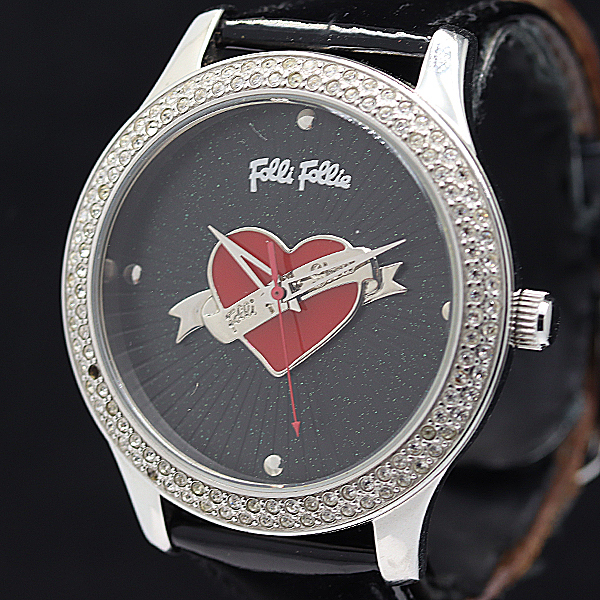 稼働 フォリフォリ QZ ブラック文字盤 WF9A017SP メンズ腕時計 2000000 NSK KMR拍卖