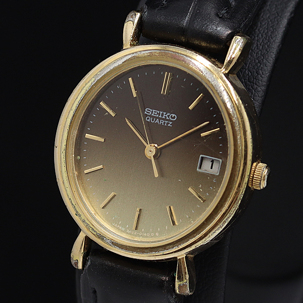 セイコー 3422-5040 ブラウングラデーション文字盤 QZ レディース腕時計 NSY 2000000 NSK拍卖