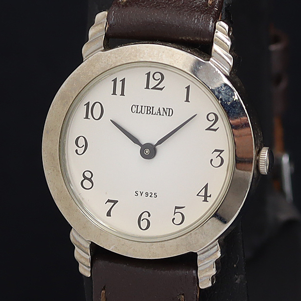 稼働 クラブランド SV925 QZ シルバー文字盤 レディース腕時計 OGH 2000000 NSK拍卖