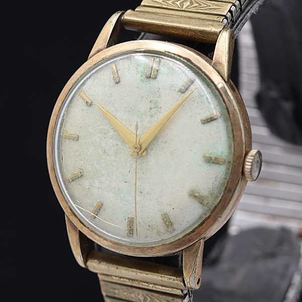 稼働 セイコー 手巻 アイボリー文字盤 1407089 メンズ腕時計 2000000 NSK KMR拍卖