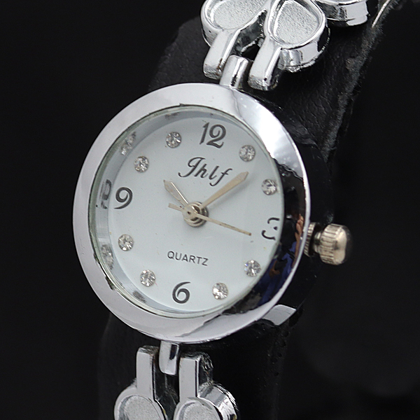 GHLF QZ ホワイト文字盤 石付 バングルウォッチ レディース腕時計 2000000 NSK KMR拍卖
