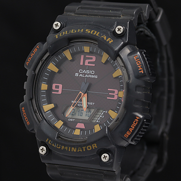 稼働 カシオ 5アラーム QZ ブラック文字盤 AQ-S810W メンズ腕時計 2000000 NSK KMR拍卖