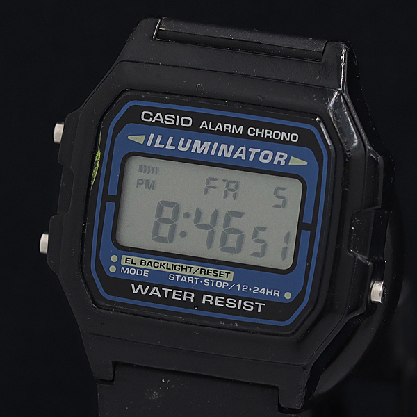 稼動 カシオ イルミネーター F-105 QZ デジタル文字盤 メンズ腕時計 OGH 2000000 NSK拍卖