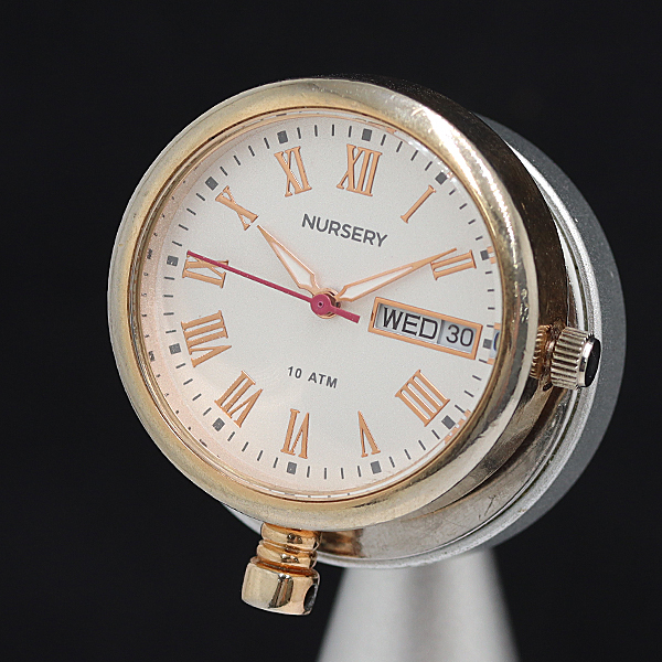 稼働 良品 NURSERY QZ シルバー文字盤 レディース腕時計 2000000 NSK SRR拍卖