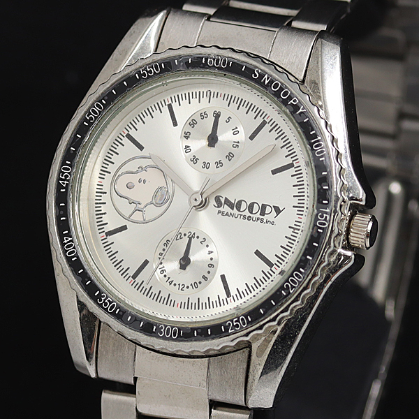 稼動 スヌーピー QZ スモセコ シルバー文字盤 レディース腕時計 KTR 2000000 NSK拍卖