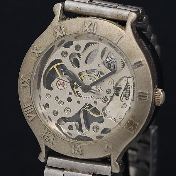 ヴィンテージ 手巻き シルバー文字盤 メンズ腕時計 OGH 2000000 NSK拍卖