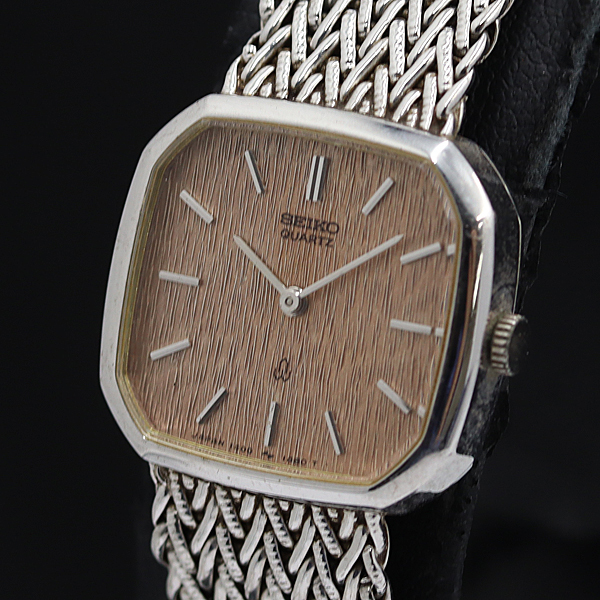 稼働 セイコー シャリオ QZ ブロンズ文字盤 1400-5800 レディース腕時計 2000000 NSK KMR拍卖