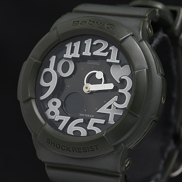 カシオ QZ BGA-134 ベビーGカーキ ブラック文字盤 レディース腕時計 2000000 NSK KMR拍卖
