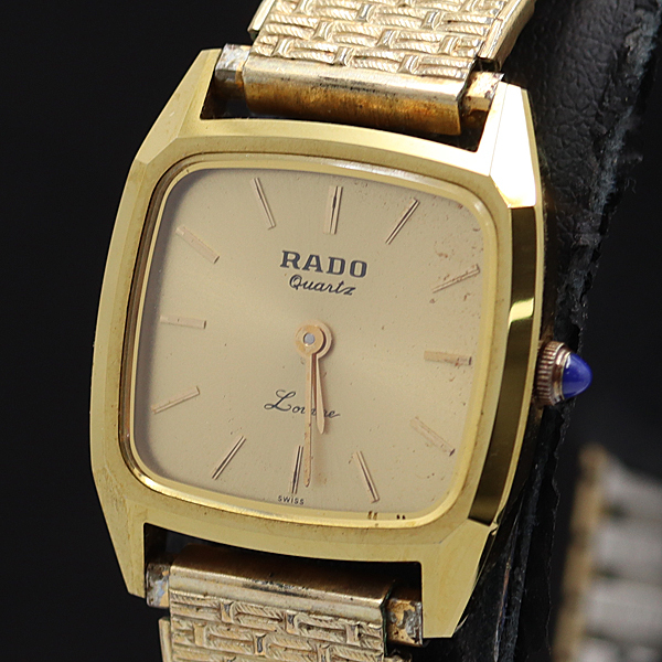 ラドー QZ ゴールド文字盤 133.959.9 レディース腕時計 KMR 2000000 NSK拍卖
