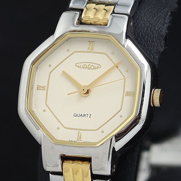 稼働 良品 オレオール SW-333L QZ アイボリー文字盤 レディース腕時計 OSW 2000000 NSK拍卖