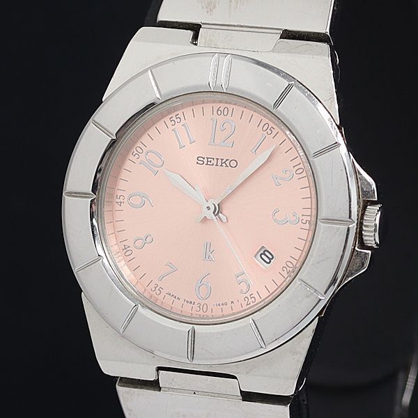 稼動 良品 セイコー ルキア QZ ブロンズ文字盤 デイト 7N82-0620 レディース腕時計 OGH 2000000 NSK拍卖