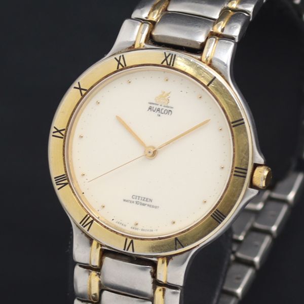 QZ AVACON シチズン 4630-E61228 アイボリー文字盤 レディース腕時計 KRK 2000000 NSK拍卖